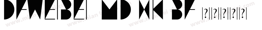 dfweibei md-hk-bf字体转换